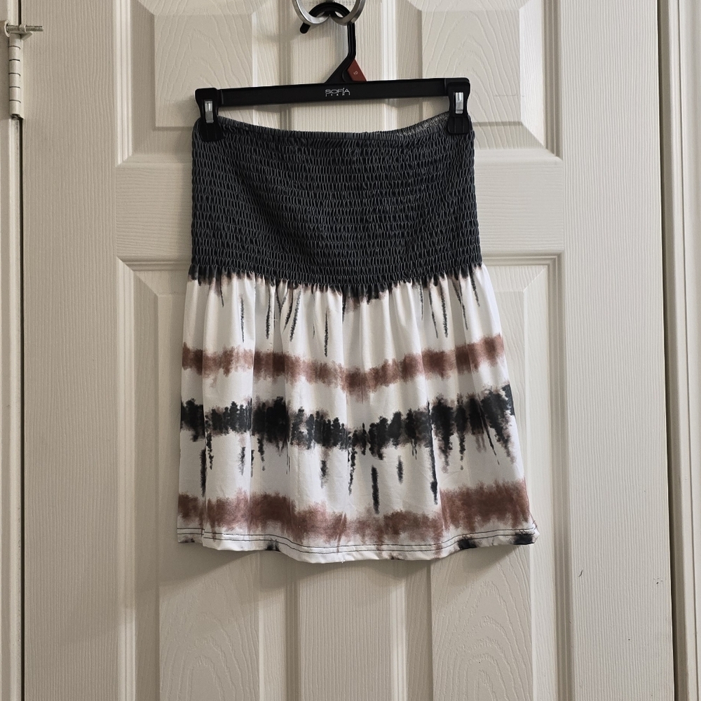Tye Dye strapless Top